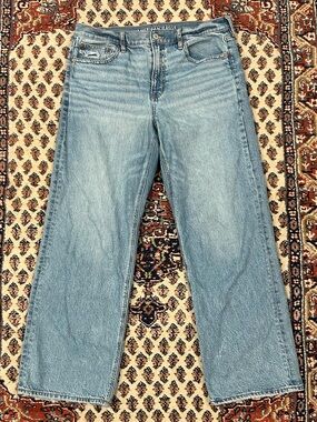 AMERICAN EAGLE Stovepipe Striged Denim Jeans 8R